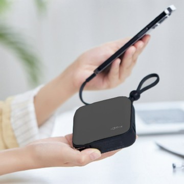 dmix｜MR CHARGER CH05Pro10000mAh Type-C版 行動電源-灰+專用萬國轉接頭