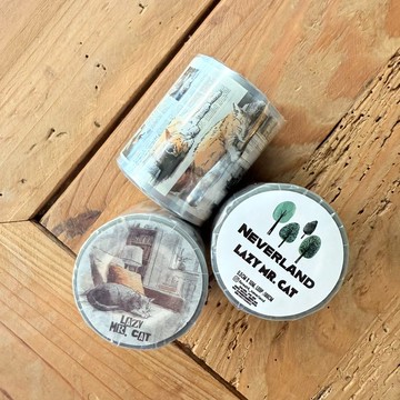 Mr. Lazy 亮面PET膠帶