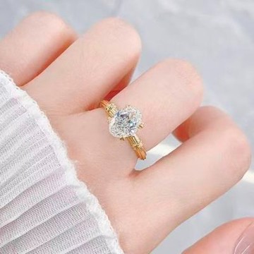 鉅曜 18K IGI 2克拉 復古經典求婚鑽石戒指 培育鑽石 鑽石 戒指