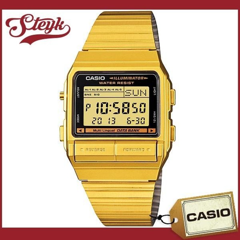 CASIO カシオ 腕時計 デジタル DATA BANK データバンク DB-380G-1 【メール便対応可】 | LINEショッピング