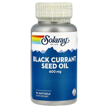 Solaray, 黑醋慄籽油，600 毫克，90 粒軟膠囊