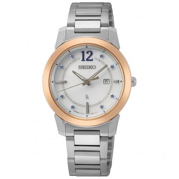 SEIKO 精工 LUKIA 繽紛太陽能女錶-31mm(V137-0DL0K/SUT414J1)