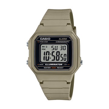 CASIO 卡西歐 手錶 W-217H-5A  43.1 x 41.2 x 10.5cm  卡其色  1支