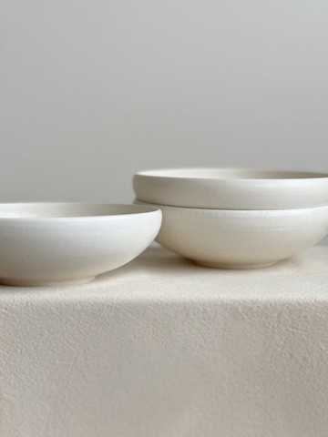 無光白 六吋深缽