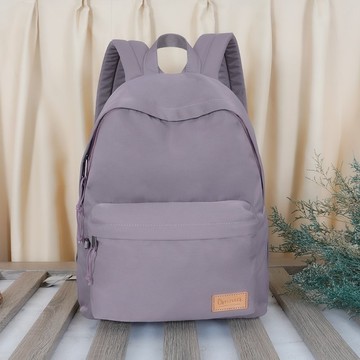 【買就送鑰匙圈】聰明收納率性尼龍筆電後背包(芋頭紫)