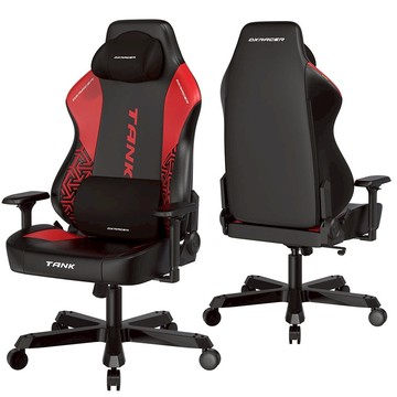 Dxracer  TANK泰坦級 電競賽車椅 (黑紅色/皮面) DX-TANK004