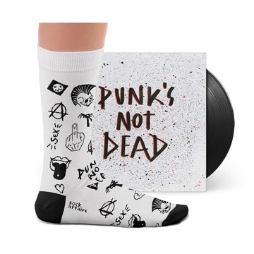 【葡萄牙進口】Punk’s Not Dead Socks 龐克未死 中筒襪 男襪 女襪/ Sock Affairs
