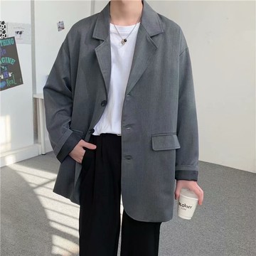 港西服外套男版潮流秋上衣松小西潮ins網休原宿