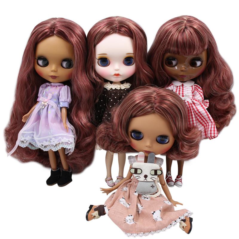 ブライス人形カスタムbl12532 3227レッドミックスブロンドヘア1 bjd