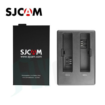 【APP 4%】SJCAM A10 周邊配件 電池/雙充/吸盤+車充/背夾
