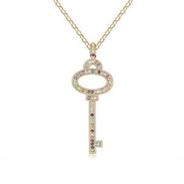 現貨+預購 925純銀項鍊 鑲鑽吊墜-心靈甜蜜造型母親節生日情人節禮物女飾品5色73aj587【獨家進口】【米蘭精品】