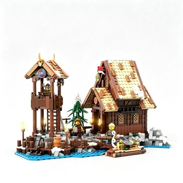 MOC-20031 維京村莊濱海擴建 樂高正品二手零件包 積木拼搭模型零件包 1556pcs 首次缺件帶售後服務