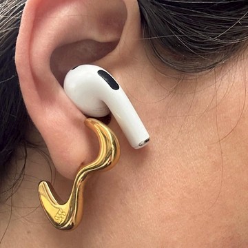 巴黎 Sapias GAMME 弧線耳環（單支） 金