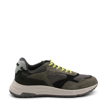 Hogan - Dark Green Suede Hyperlight Sneakers