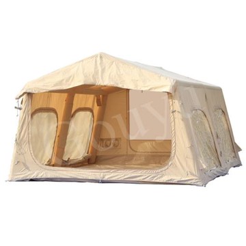 Gouyu充氣帳篷戶外露營防雨保暖加厚野營過夜全套裝備牛津布免搭