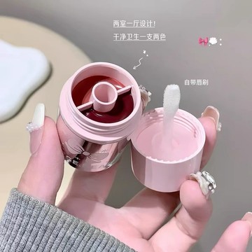 【台灣出貨/Z.Zebra】預購🖤雙拼 鎖色 唇凍 顯白 唇釉 裸色系 奶杏色 冰茶色 偽素顏 學生平價 唇蜜 口紅