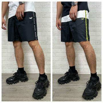 【New START精品服飾-員林】Hollister 海鷗 側邊串標 海灘褲 休閒短褲 短褲