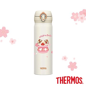 THERMOS膳魔師奇奇蒂蒂櫻花篇超輕量彈蓋真空保溫杯500ml(JNL-502CAD-CBPW)