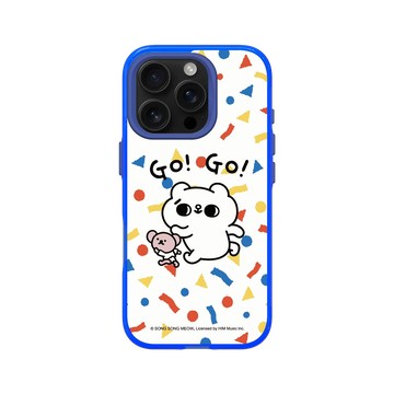 iPhone 16 Pro Clear 激光藍 - 爽爽貓 Song Song Meow by SECOND - Go!Go!