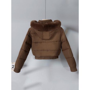 羽絨棉服女短款2025新款冬季韓版時尚加厚小個子保暖加絨棉衣外套