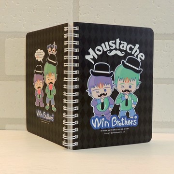 二允兄弟俏鬍子筆記本winbrothers notebook（moustache）
