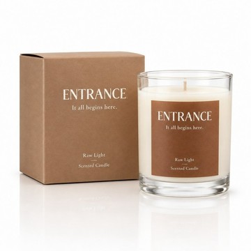 ENTRANCE 日白 香氛蠟燭  Raw Light Scented Candle