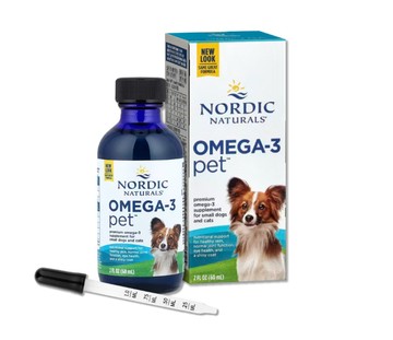 Nordic Naturals 寵物魚油 Omega-3 Pet 貓與小型犬適用  60ml  For Optimal Pet Health & Wellness  1瓶