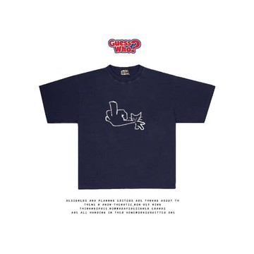 萬物All Nature 夏季新款趣味簡約創意涂鴉ins風T恤短袖tee學院風