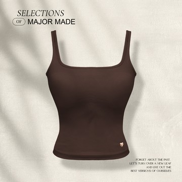 雙線肩帶百搭基本小背心