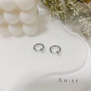 An:sr—「免穿耳洞 圈圈耳環」百搭 耳夾 耳骨 防水 不變色 耳骨環 飾品A0038