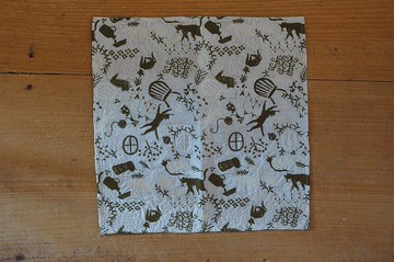 【倉敷意匠】点と線模様製作所 - 刺繡手帕 83404-14