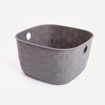 CURVER SOFTEX提把收納籃 S 沉穩灰