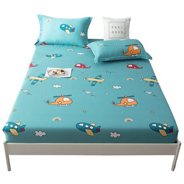 南極人純棉床笠單件防滑固定床墊全棉保護罩席夢思防塵罩全包床單