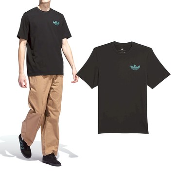 Adidas Shmoo G Tee 2 男款 女款 黑色 中性 棉質 T恤 休閒 短袖 JX5454