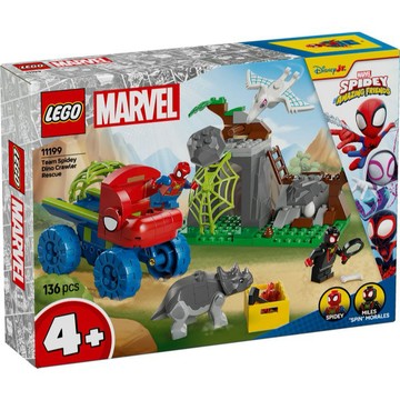 【台中翔智積木】 LEGO 樂高 超級英雄系列 11199 蜘蛛小隊恐龍救援車