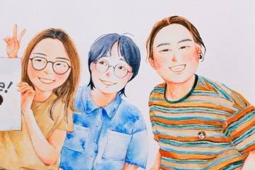 【客製】似顏繪 / 人像插畫 / 手繪 / 含框