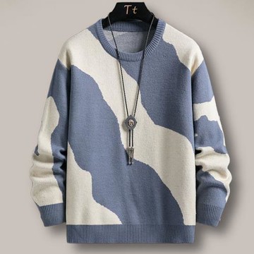 圓領百搭寬松青少年學生款毛衣