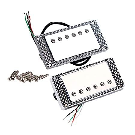 Healifty Set Guitar Pickups Humbucker Double Coil Pickup with Screws fo