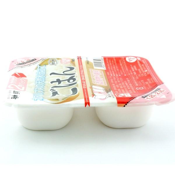 神明 2食小分けパックごはん 110g×2×24食 国産米100% 米飯 レトルトご飯 ウーケ