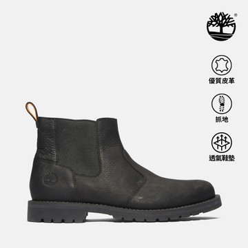 Timberland 男款黑色休閒切爾西靴|A44NU015