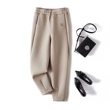 門店好幾百~高彈軟糯 香蕉哈倫褲蘿卜褲休閑寬松太空棉運動衛褲女