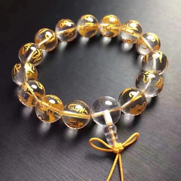 天然白水晶手鏈 晶體通透明亮 很顯膚色 佩戴高貴大氣