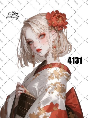 original sticker no.4131 人物貼紙 原創貼紙 原創人物貼紙 裝飾貼紙 cotton melody