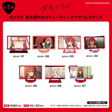 【RE】(免訂金) 預購26年3月 CE 孤獨搖滾！ 喜多郁代 角色個人場景迷你壓克力立牌 中盒7入