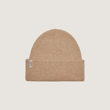 Strathberry - Westray Ribbed Cashmere Beanie - Beige