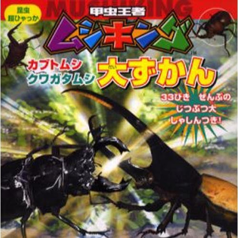 甲虫王者ムシキングカブトムシ・クワガタムシ大ずかん | LINEブランドカタログ