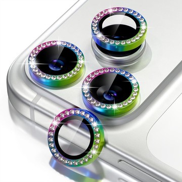 鑽石鏡頭貼 康寧玻璃 適用 蘋果 iPhone 17 16 15 14 13 12 11 Pro Max 鏡頭膜 保護貼