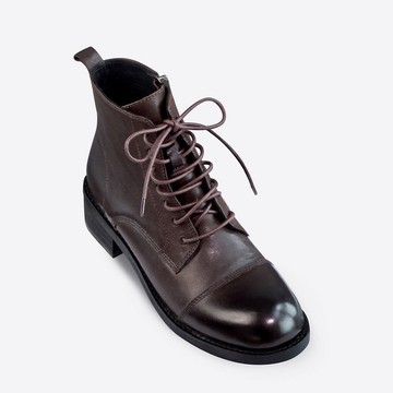 重工水洗真皮騎士靴 | 西班牙手工製 | 設計師款低幫短靴