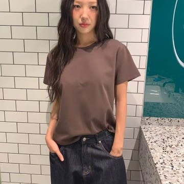 正韓女上衣 阿爾班短袖T恤FOM1092-創翊韓都