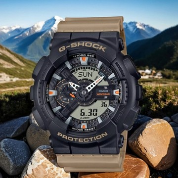 CASIO 卡西歐 G-SHOCK 經典配色雙顯運動手錶 夏日煥新提案 送禮推薦 GA-110TU-1A5